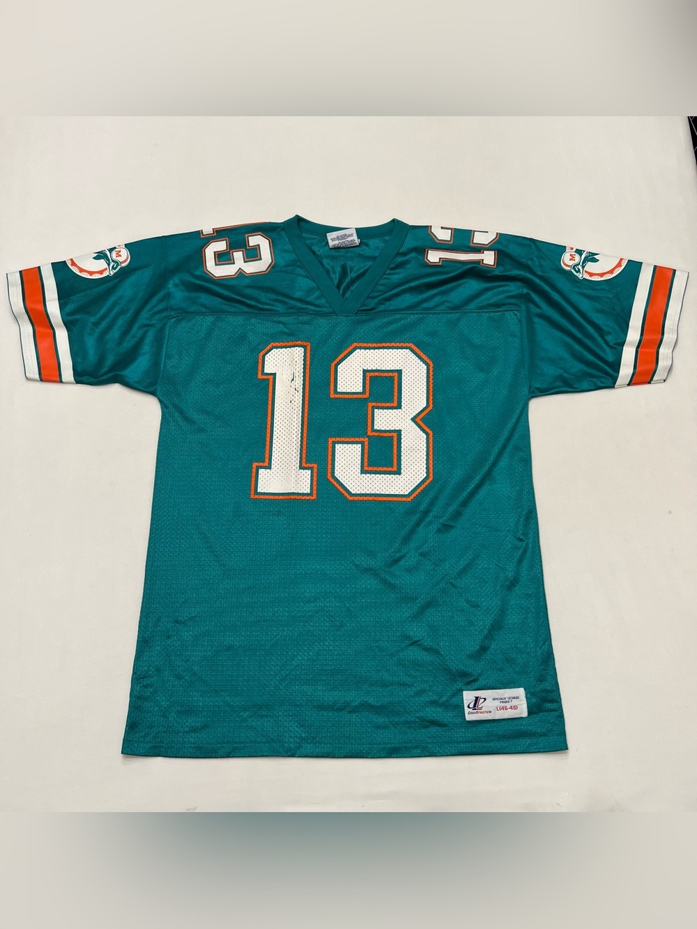 Vintage 1990s Miami Dolphins #13 Dan Marino NFL Jersey Logo Athletic Sz Large
